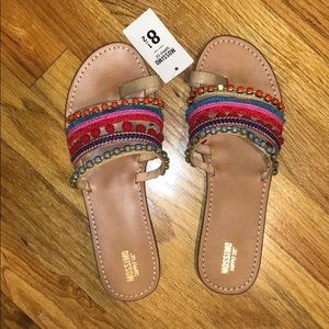 NWT Mossimo sandals. Multi color. 8.5